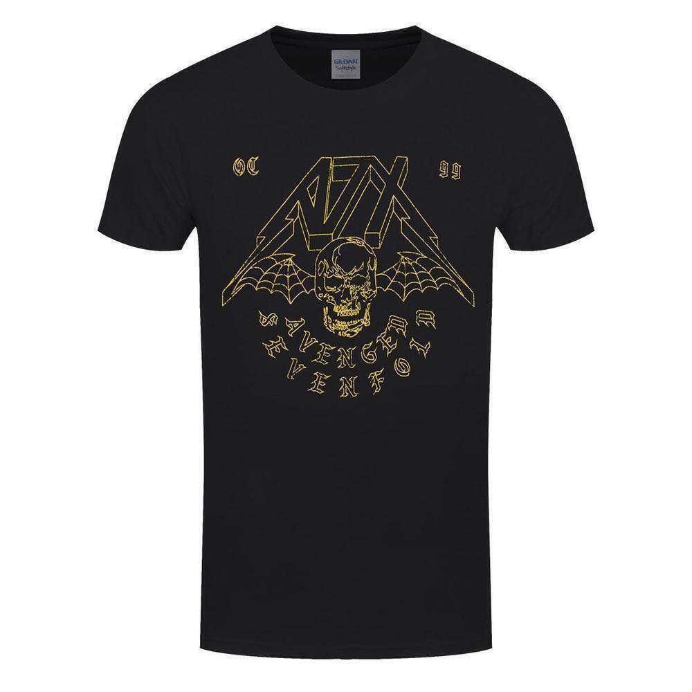 Avenged Sevenfold Webbed Wings Heavy Metal Band Graphic T-Shirt